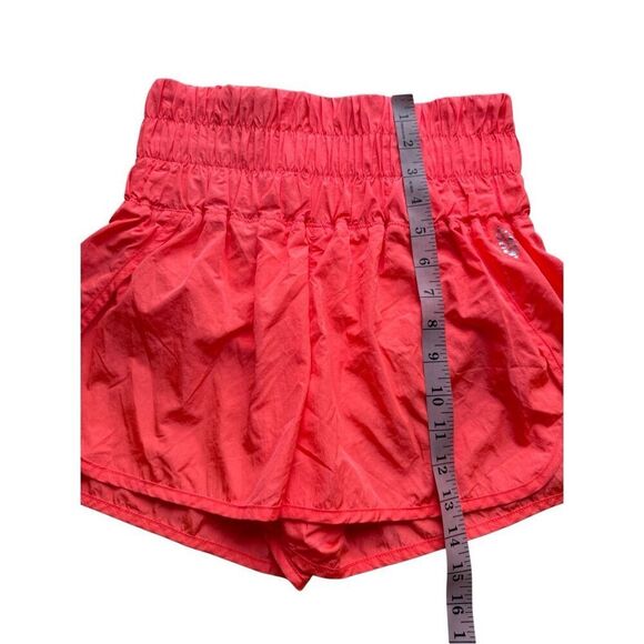 Free People Movement The Way Home Shorts in Arctic Papaya/Neon Orange Size S - Picture 9 of 11
